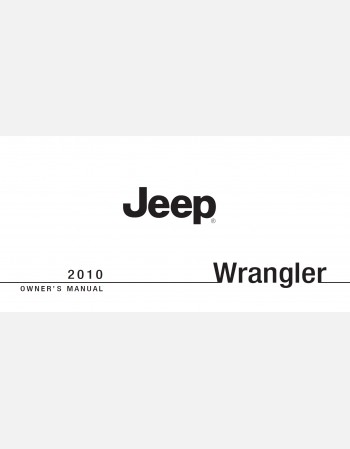 jeep wrangler 2010 owners manual